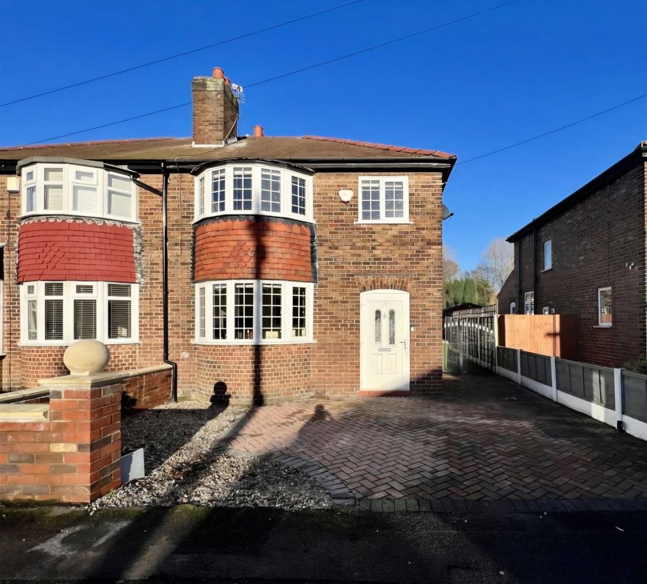 Before extension in West Timperley – rear of property