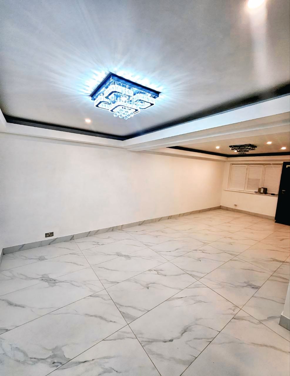 Completed double storey extension